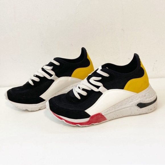 Aldo Cadorelia Mid Heel Low Top Sneakers Size 8 - Picture 4 of 6